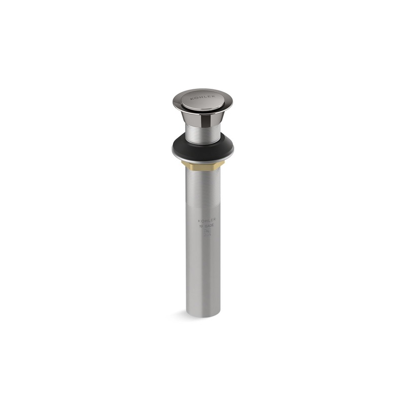 KOHLER K-33151-TT Clicker Drain Without Overflow In Vibrant Titanium