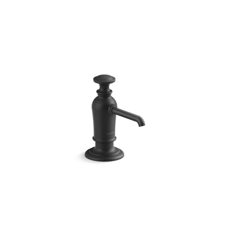 KOHLER K-35759-BL Artifacts Soap/Lotion Dispenser In Matte Black