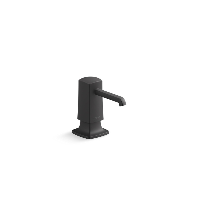 KOHLER K-35760-BL Graze Soap/Lotion Dispenser In Matte Black