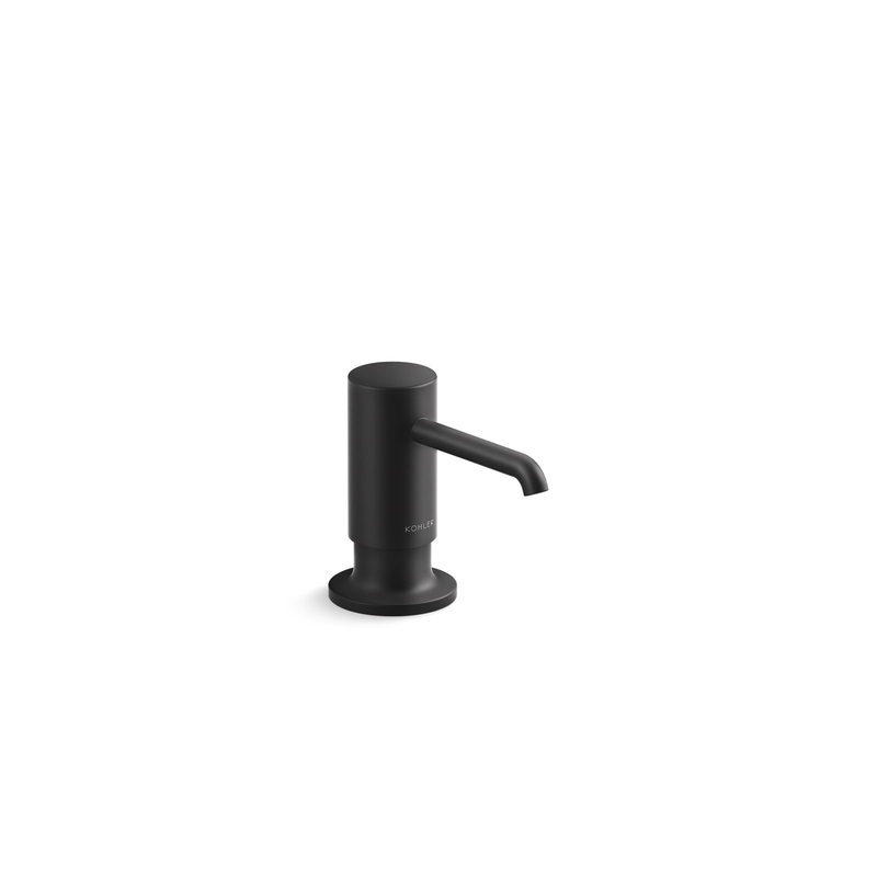 KOHLER K-35761-BL Purist Soap/Lotion Dispenser In Matte Black