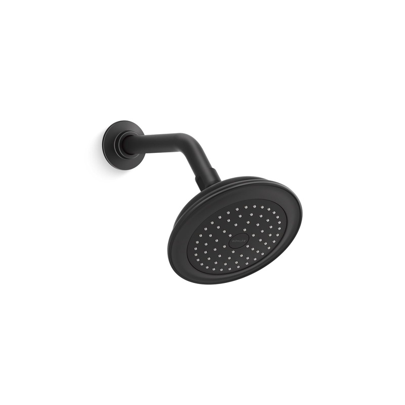 KOHLER K-72773-BL Artifacts Single-Function Showerhead, 2.5 Gpm In Matte Black