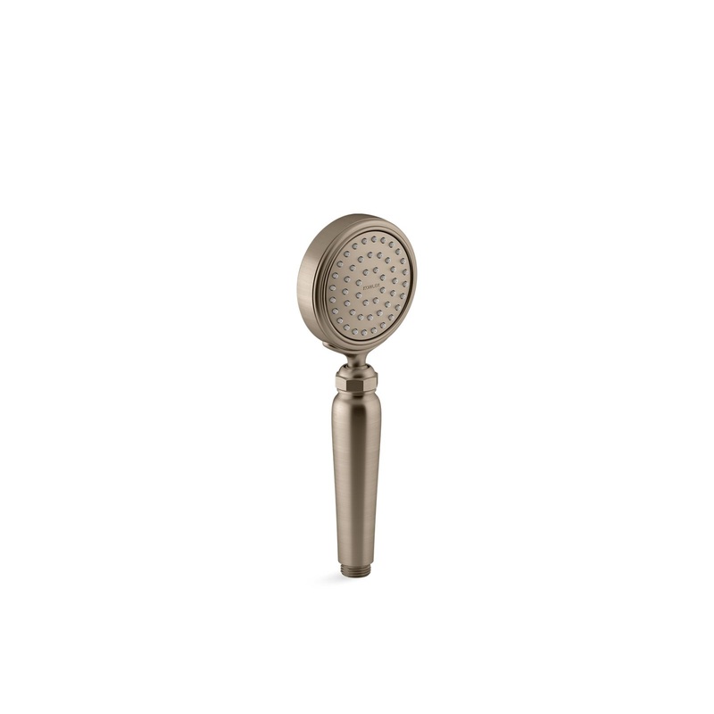 KOHLER K-72776-Y-BV Artifacts Single-Function Handshower, 2.5 Gpm In Vibrant Brushed Bronze