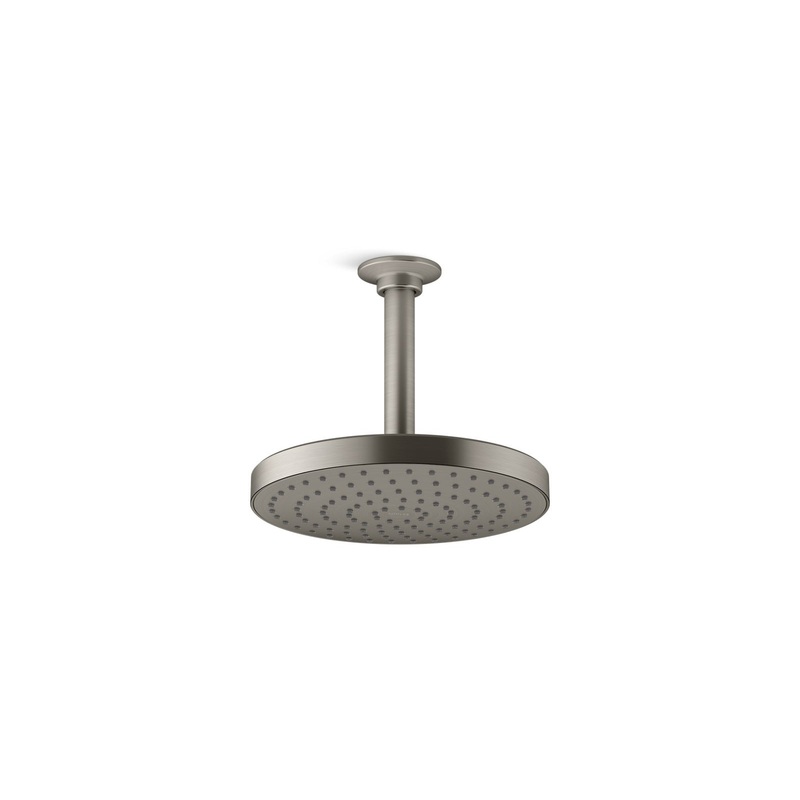 KOHLER K-76464-Y-BN Awaken 8" Single-Function Rainhead, 2.5 Gpm In Vibrant Brushed Nickel