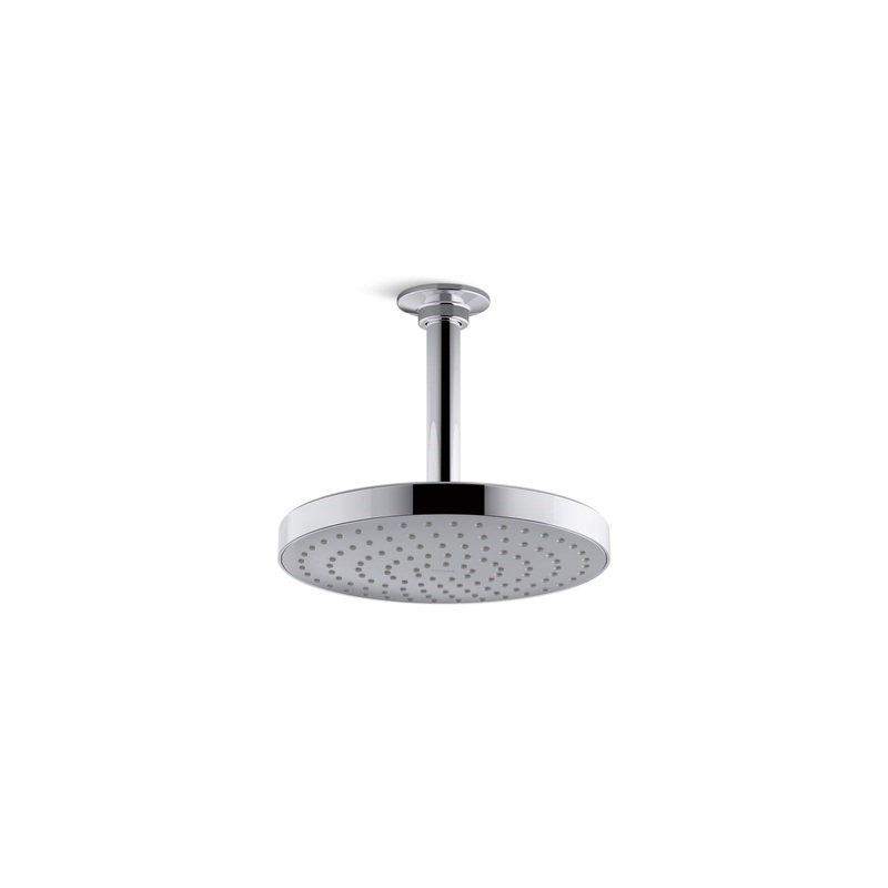 KOHLER K-76464-Y-CP Awaken 8" Single-Function Rainhead, 2.5 Gpm In Polished Chrome