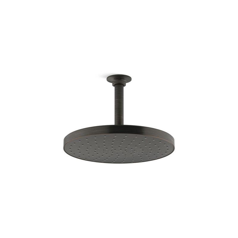 KOHLER K-76465-Y-2BZ Awaken 10" Single-Function Rainhead, 2.5 Gpm In Oil-Rubbed Bronze