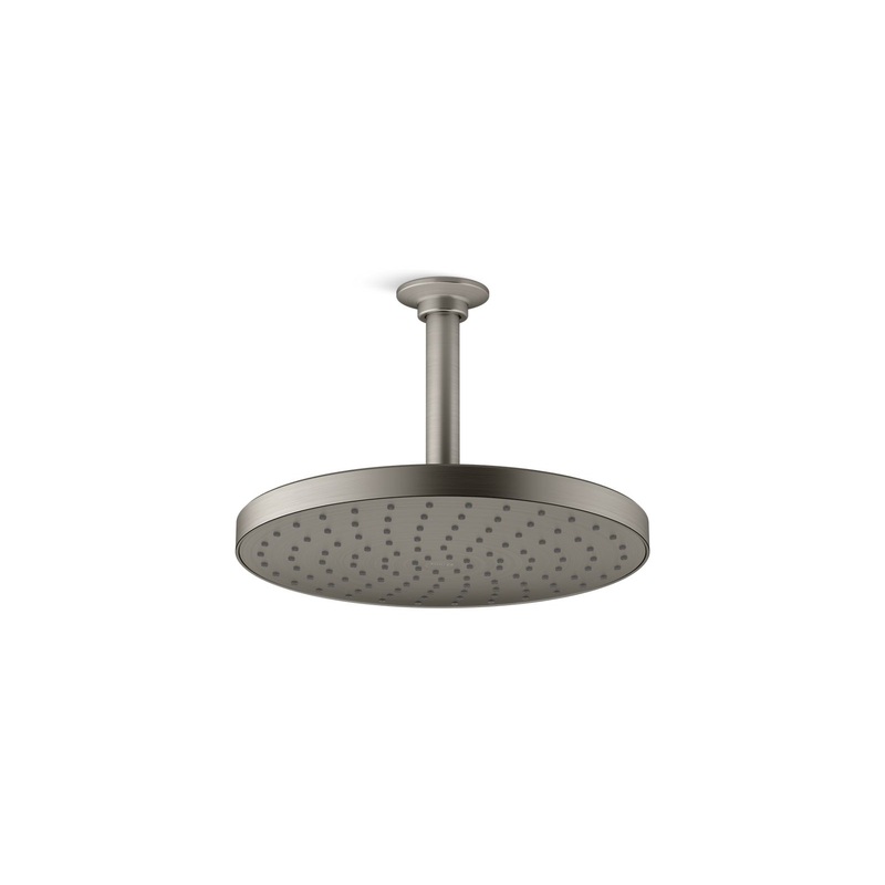 KOHLER K-76465-Y-BN Awaken 10" Single-Function Rainhead, 2.5 Gpm In Vibrant Brushed Nickel