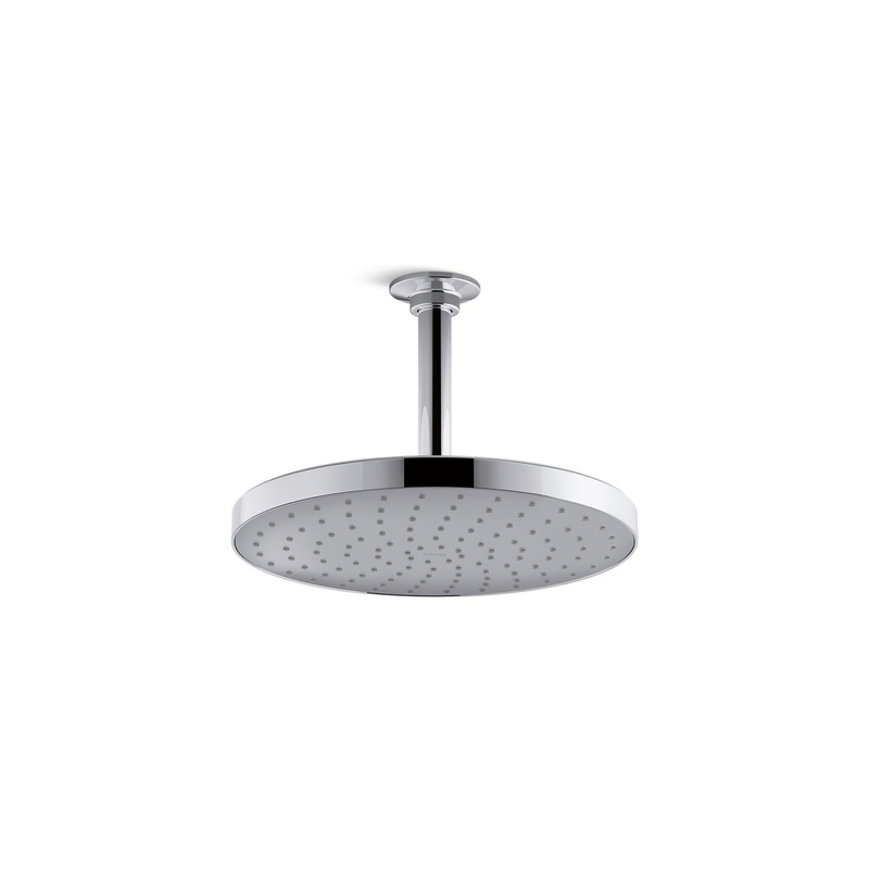 KOHLER K-76465-Y-CP Awaken 10" Single-Function Rainhead, 2.5 Gpm In Polished Chrome
