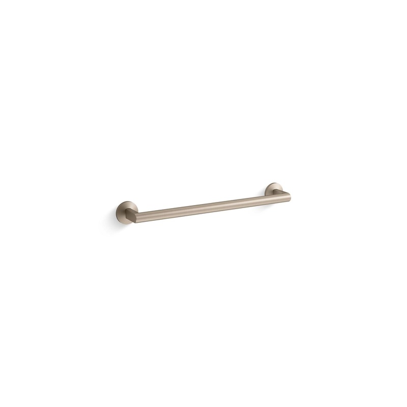KOHLER K-78372-BV Components 18" Towel Bar In Vibrant Brushed Bronze