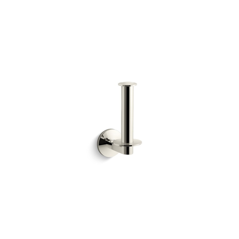 KOHLER K-78383-SN Components Vertical Toilet Paper Holder In Vibrant Polished Nickel
