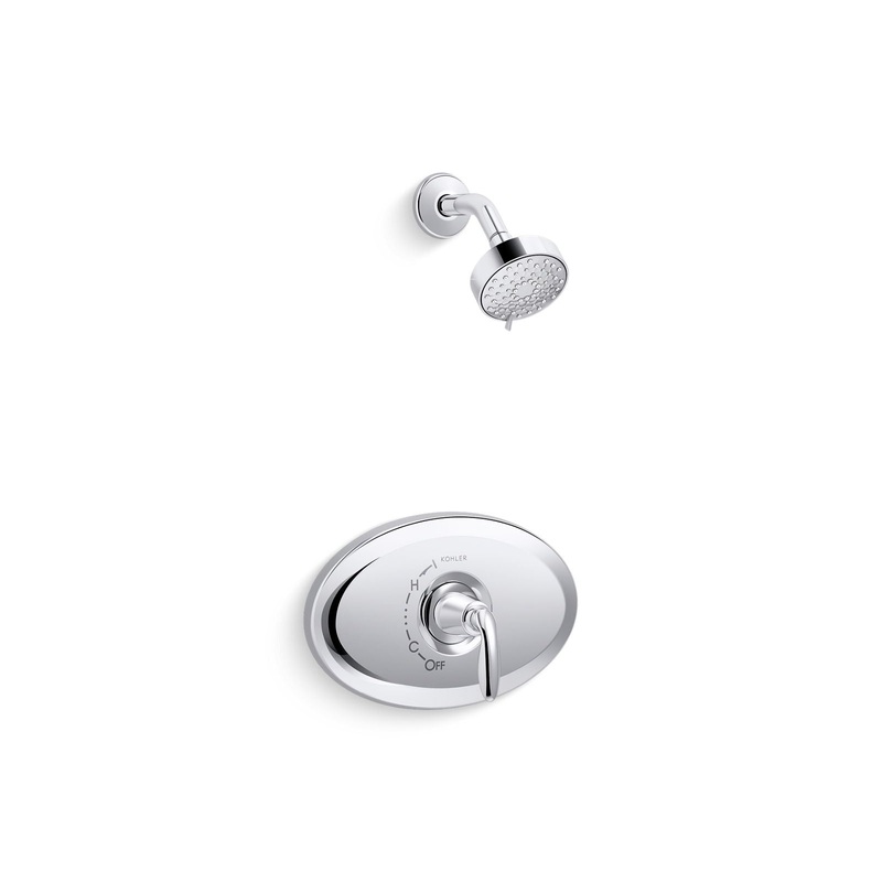 KOHLER K-TS21947-4Y-CP Remodel Rite-Temp Shower Trim Kit, 2.5 Gpm In Polished Chrome
