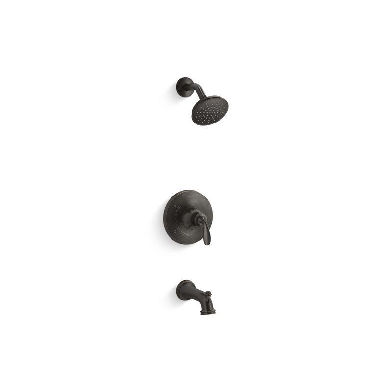 KOHLER K-TS27381-4G-2BZ Bellera Rite-Temp Bath And Shower Trim Kit, 1.75 Gpm In Oil-Rubbed Bronze