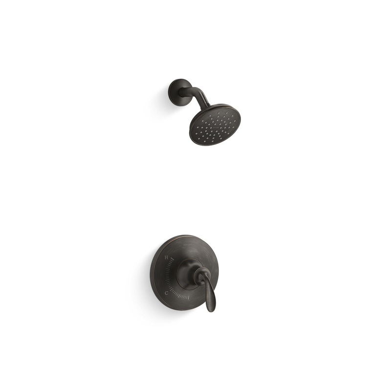 KOHLER K-TS27382-4G-2BZ Bellera Rite-Temp Shower Trim Kit, 1.75 Gpm In Oil-Rubbed Bronze