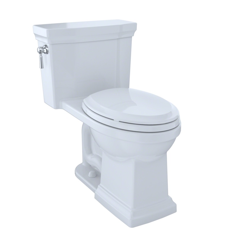 TOTO MS814224CUFG#01 Promenade Ii 1G One-Piece Elongated 1.0 Gpf Universal Height Toilet With Cefiontect - Cotton White