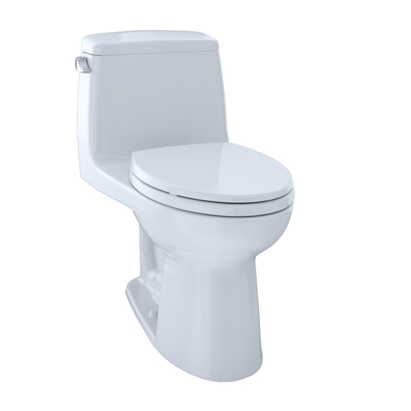 TOTO MS854114EL#01 Eco Ultramax One-Piece Elongated 1.28 Gpf Ada Compliant Toilet - Cotton White
