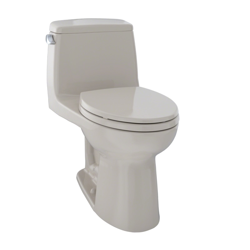 TOTO MS854114EL#03 Eco Ultramax One-Piece Elongated 1.28 Gpf Ada Compliant Toilet - Bone
