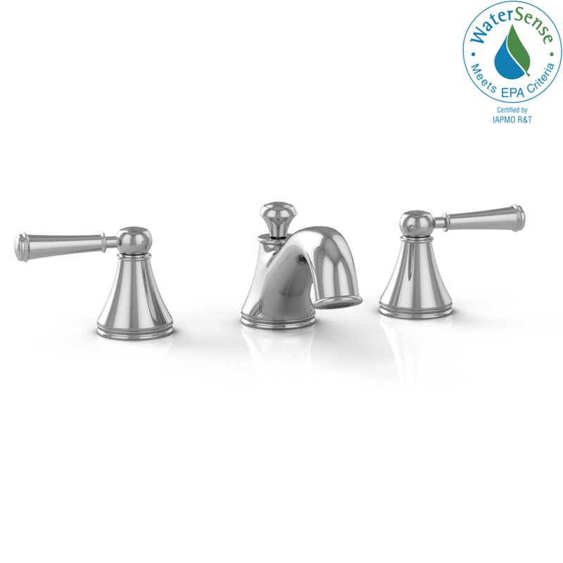 TOTO TL220DD1#CP Vivian Two Handle Widespread 1.5 GPM Bathroom Sink Faucet , Polished Chrome