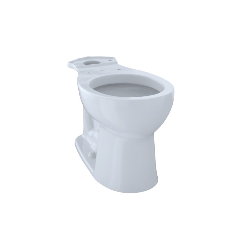 TOTO C243EF#01 Entrada Universal Height Round Toilet Bowl - Cotton White