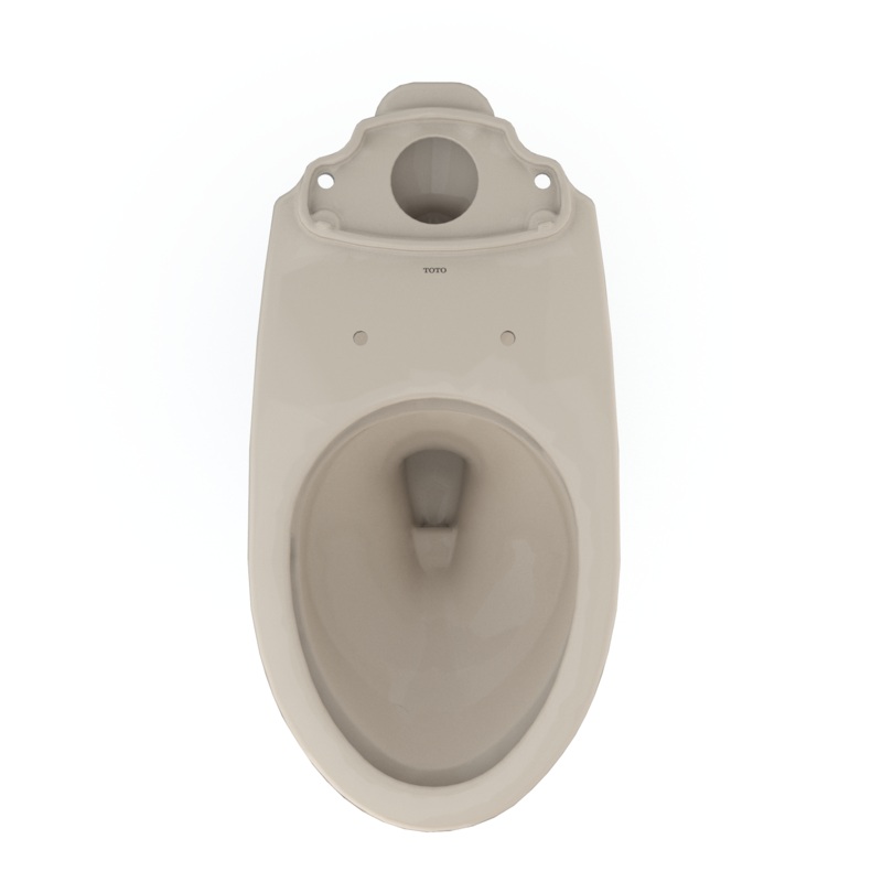 TOTO C776CEG#03 Drake Elongated Tornado Flush Toilet Bowl With Cefiontect - Bone
