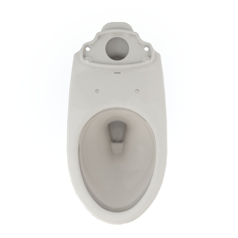 TOTO C776CEG#12 Drake Elongated Tornado Flush Toilet Bowl With Cefiontect - Sedona Beige