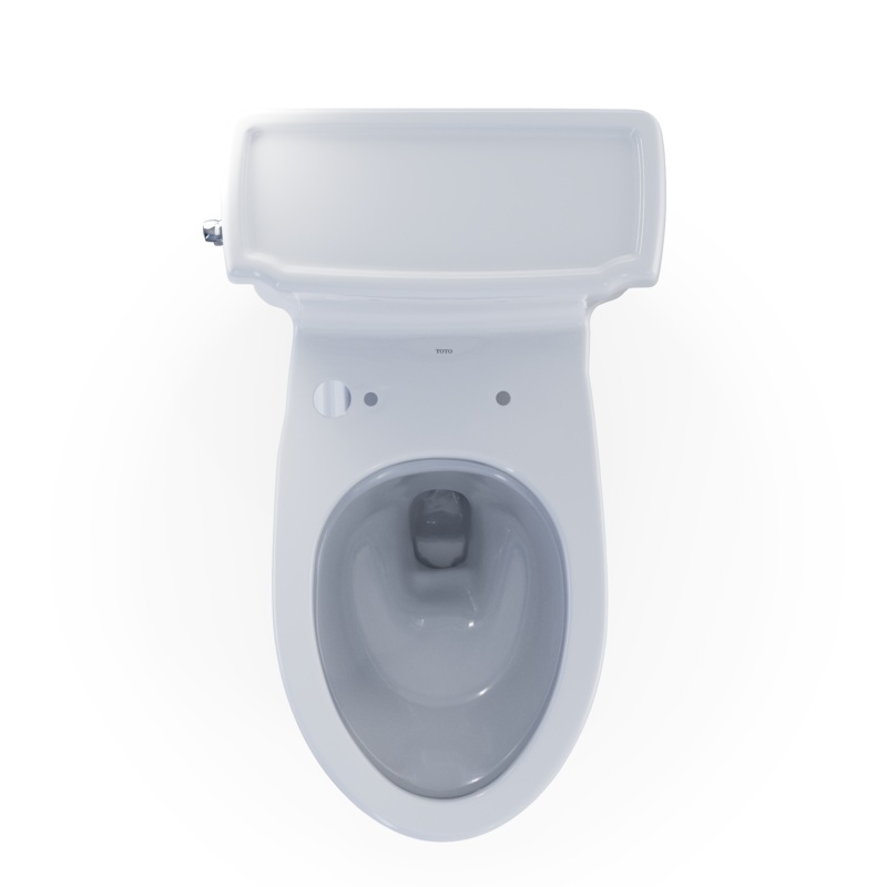 TOTO MS974224CEFG#01 Eco Guinevere Elongated 1.28 Gpf Universal Height Skirted Toilet With Cefiontect And Softclose Seat - Cotton White