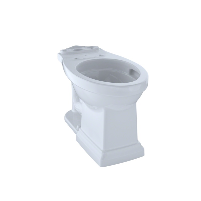 TOTO C404CUFG#01 Promenade Ii Universal Height Toilet Bowl With Cefiontect - Cotton White