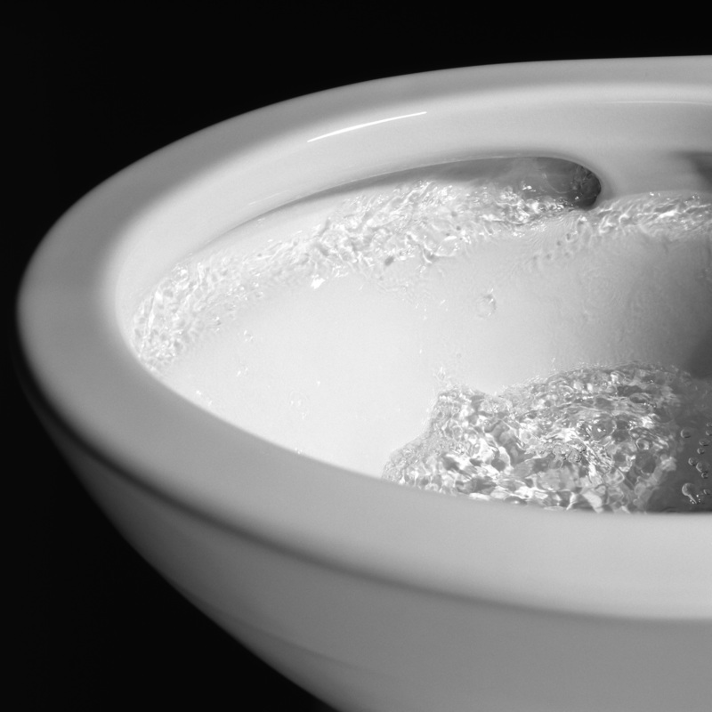 TOTO CST786CEG#01 Drake Transitional Two-Piece Elongated 1.28 Gpf Tornado Flush Toilet With Cefiontect - Cotton White