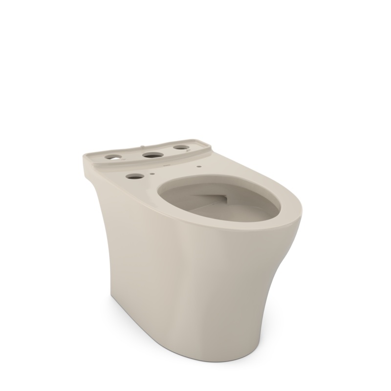 TOTO CT446CEGNT40#03 Aquia Iv Washlet+ Elongated Skirted Toilet Bowl With Cefiontect - Bone