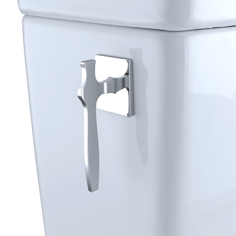 TOTO MS626124CEFG#11 Aimes Washlet+ One-Piece Elongated 1.28 Gpf Universal Height Skirted Toilet With Cefiontect - Colonial White