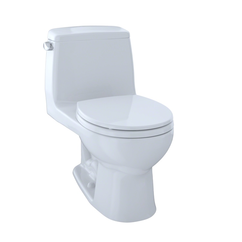 TOTO MS853113E#01 Eco Ultramax One-Piece Round Bowl 1.28 Gpf Toilet - Cotton White