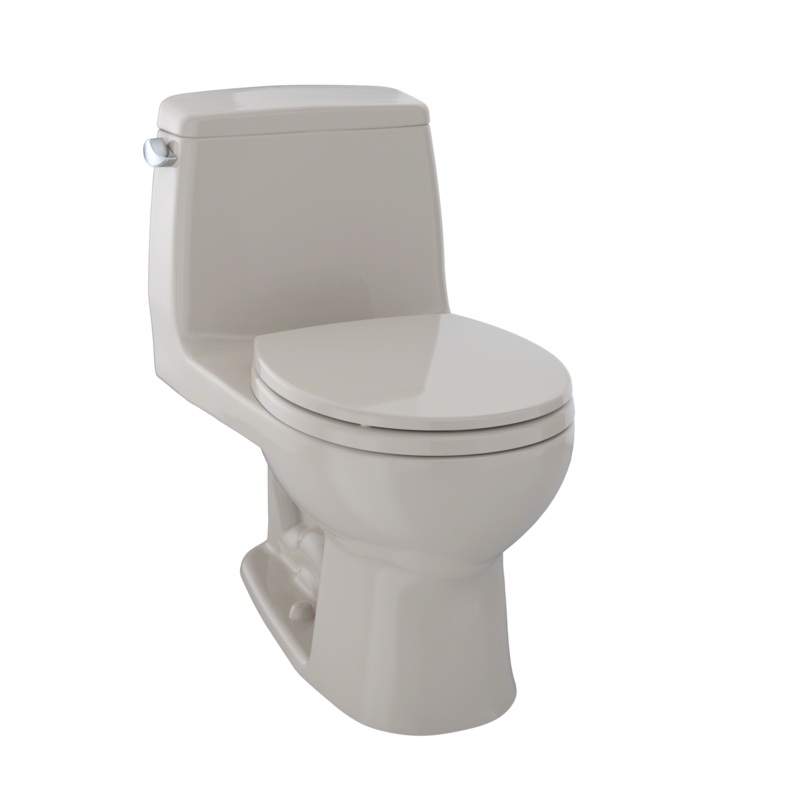 TOTO MS853113E#03 Eco Ultramax One-Piece Round Bowl 1.28 Gpf Toilet - Bone