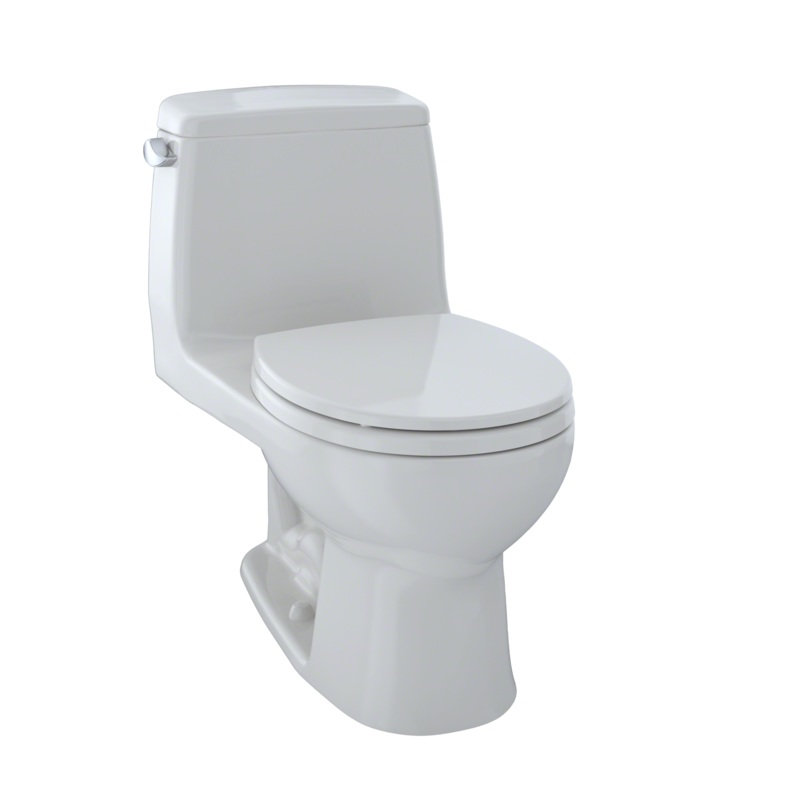 TOTO MS853113E#11 Eco Ultramax One-Piece Round Bowl 1.28 Gpf Toilet - Colonial White