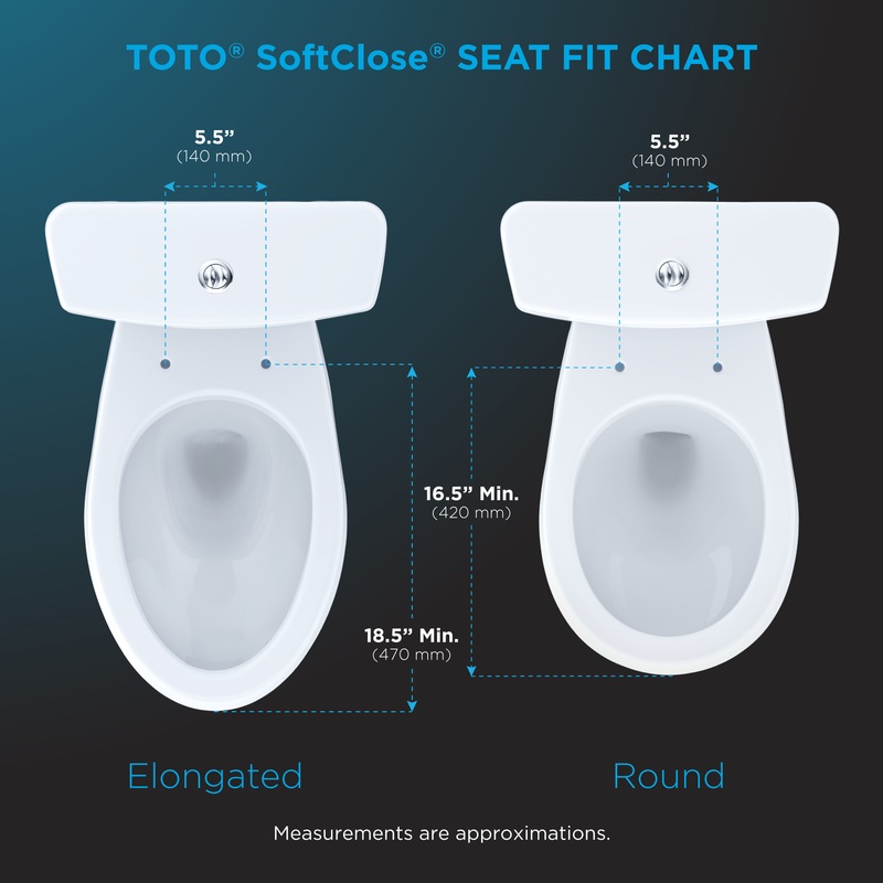 TOTO SS124#03 Softclose Slow Close Elongated Toilet Seat And Lid - Bone