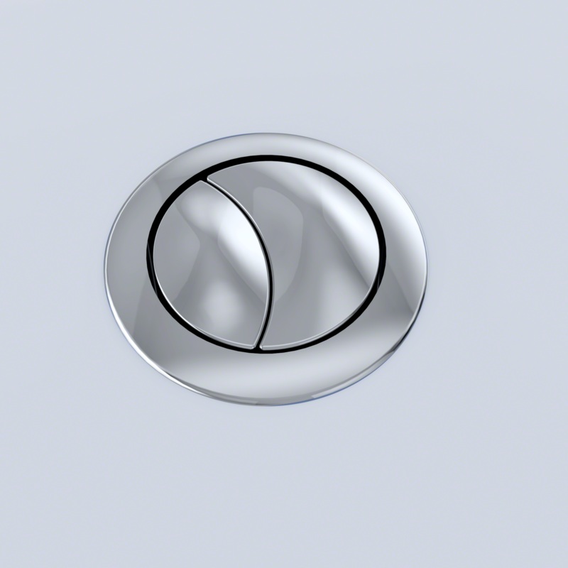 TOTO THU340#CP Push Button Spare Part (Dual Flush Thu337#Cp + 9Au278) - Polished Chrome