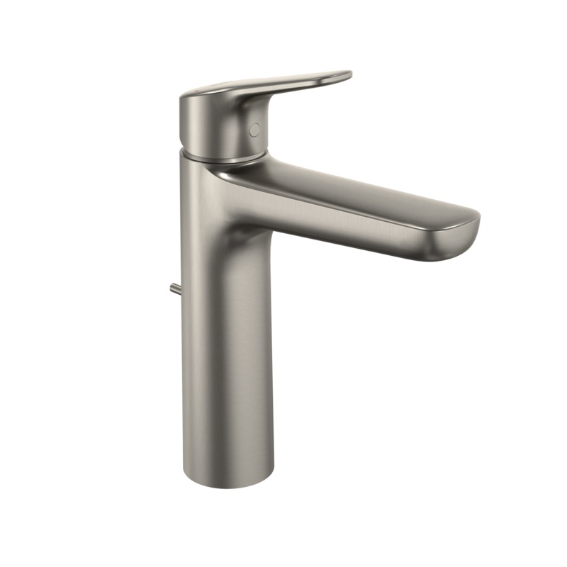 TOTO TLG03303U#BN Gs Series 1.2 Gpm Single Handle Bathroom Faucet For Semi-Vessel Sink With Comfort Glide Technology And Drain Assembly - Brushed Nickel