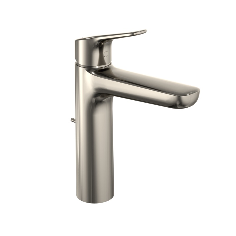 TOTO TLG03303U#PN Gs Series 1.2 Gpm Single Handle Bathroom Faucet For Semi-Vessel Sink With Comfort Glide Technology And Drain Assembly - Polished Nickel