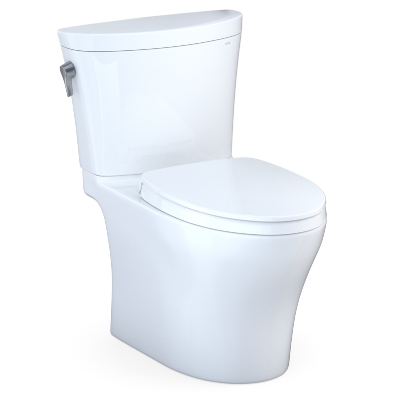 TOTO MS448124CEMFGN#01 Aquia Iv Arc Two-Piece Elongated Dual Flush 1.28 And 0.9 Gpf Universal Height Toilet With Cefiontect -