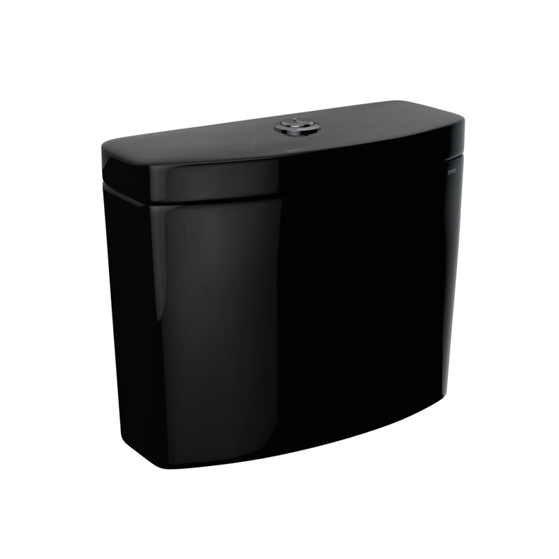 TOTO ST446EMNA#51 Aquia Iv Dual Flush 1.28 And 0.9 Gpf Toilet Tank Only With Washlet+ Auto Flush Compatibility - Ebony
