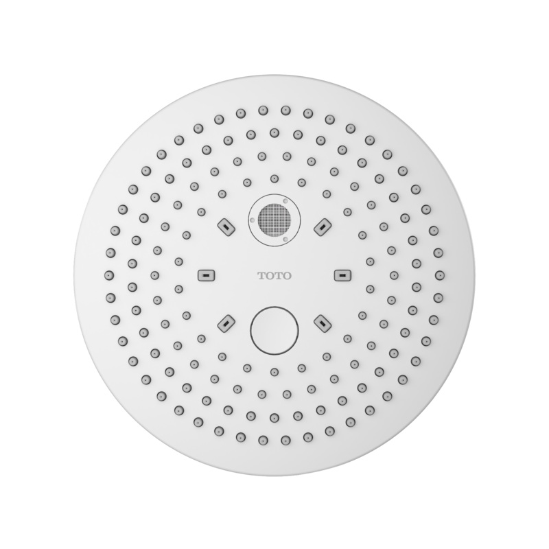 TOTO TBW01004U1#CP G Series 2.5 Gpm Two Spray Function 8.5 Inch Round Showerhead With Comfort Wave And Warm Spa - Polished Chrome