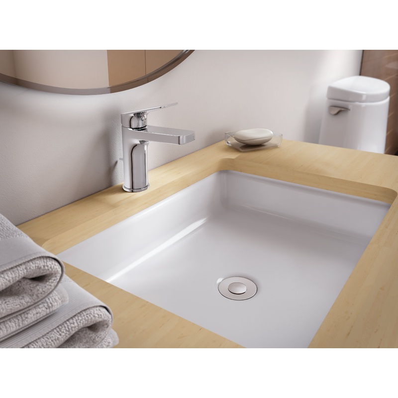 TOTO TL363SD12R#CP Oberon S Single Handle 1.2 Gpm High-Efficiency Bathroom Sink Faucet - Polished Chrome