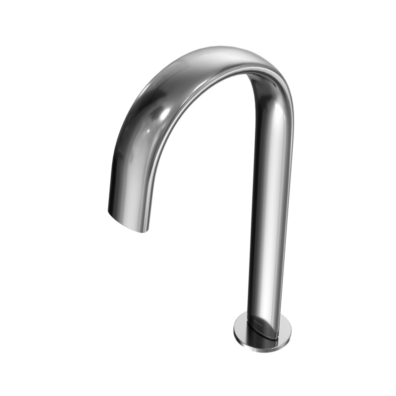 TOTO TLE24008U1#CP Gooseneck Vessel Ecopower Or Ac 0.5 Gpm Touchless Bathroom Faucet Spout - Polished Chrome
