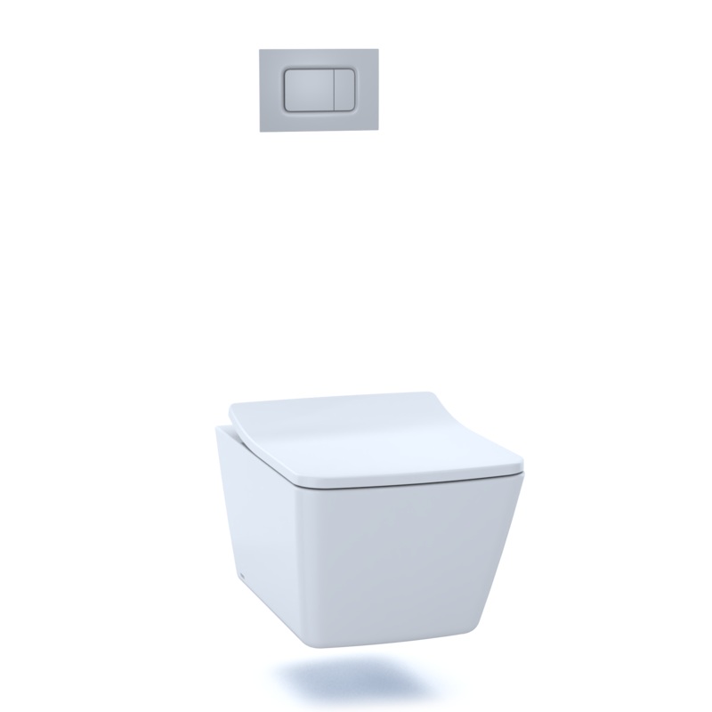 TOTO WT172M Duofit In-Wall Toilet Tank With Dual-Max Dual-Flush 1.28 And 0.9 Gpf System With Copper Supply -