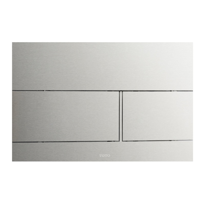 TOTO YT980#SS Dual Flush Push Button Plate For Select Duofit In-Wall Tank Unit - Stainless Steel