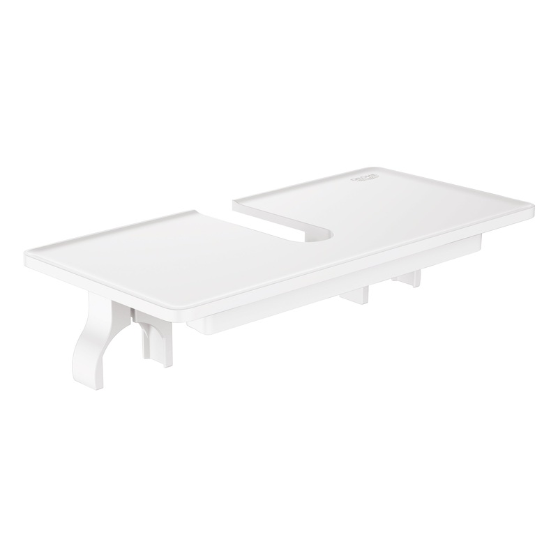 GROHE 26362LN1 EasyReach Tray , Sense Guard White