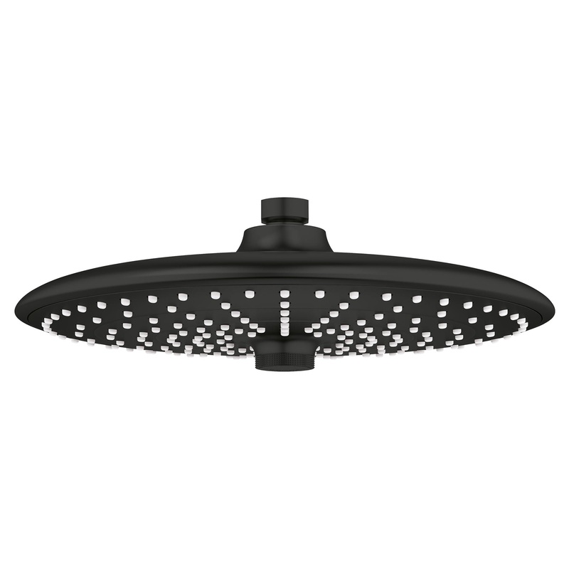 GROHE 264562430 260 Shower Head, 10" - 3 Sprays, 1.75 gpm , Matte Black