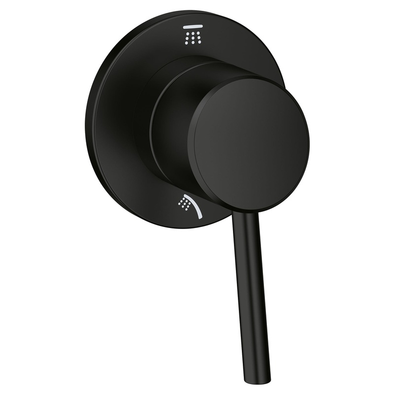 GROHE 291082431 2-Way Diverter Trim , Matte Black