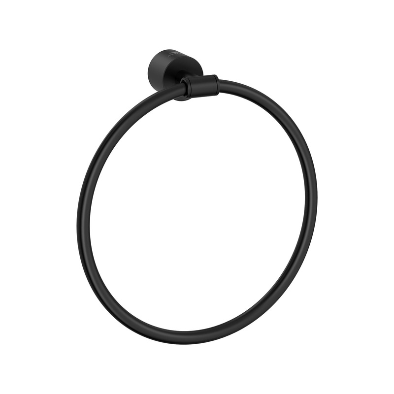 GROHE 408872430 Atrio 8" Towel Ring , Matte Black