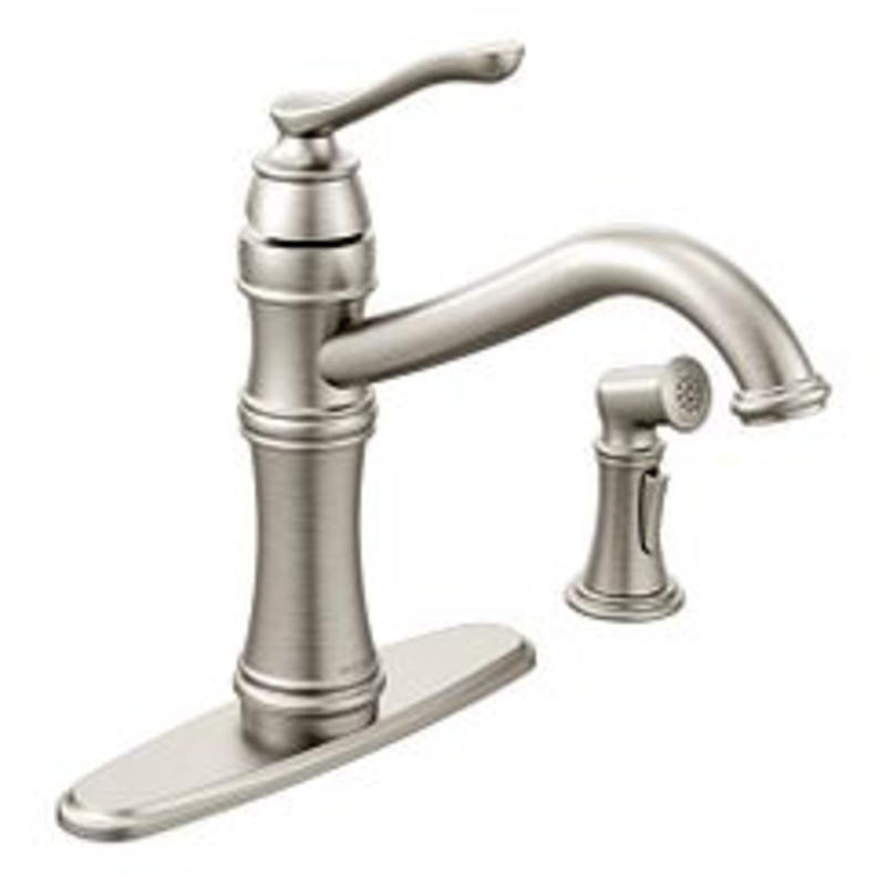 MOEN 7245SRS Belfield  One-Handle Kitchen Faucet In Spot Resist Stainless