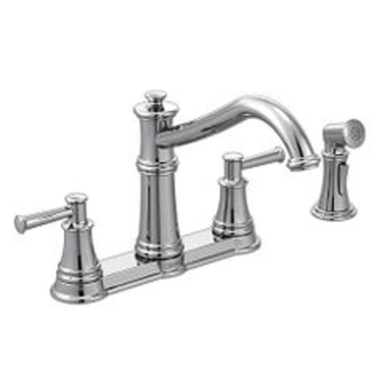 MOEN 7255C Belfield  Two-Handle Kitchen Faucet In Chrome