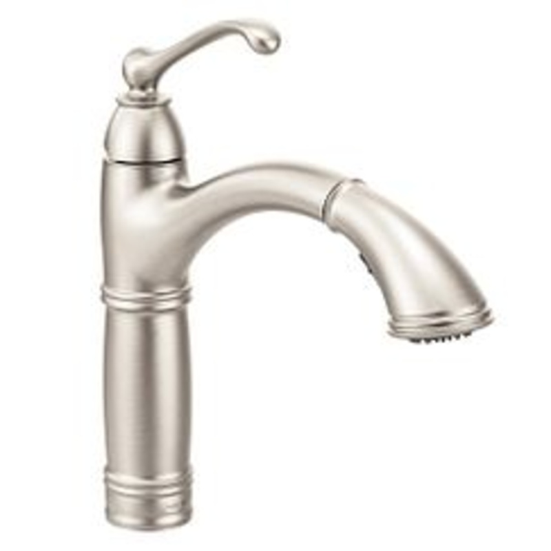 MOEN 7295SRS Brantford  One-Handle Pullout Kitchen Faucet In Spot Resist Stainless