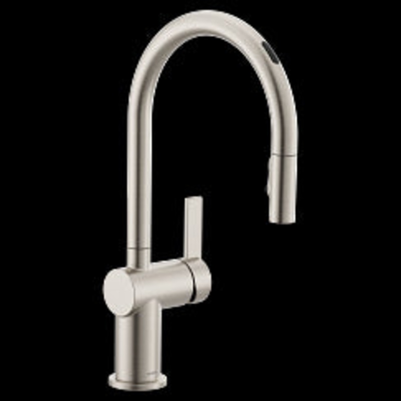 MOEN 7622EVSRS Cia  One-Handle Pulldown Kitchen Faucet In Spot Resist Stainless